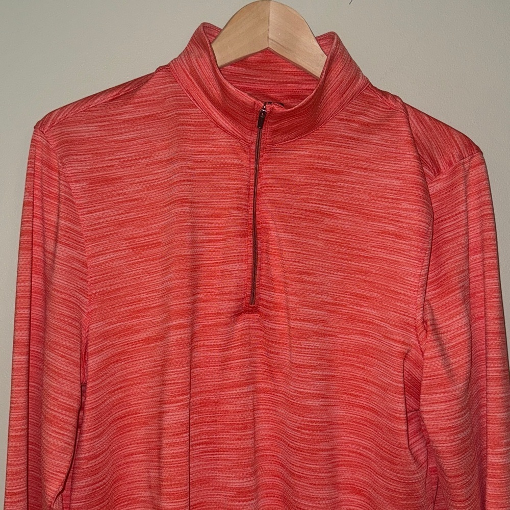 Greg Norman Collection Coral Quarter-Zip Sweatshirt Size Small - Picture 5 of 9